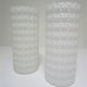 Pair of opaline wall lamps cylinder and metal years 50-60