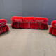 Mid-century modern "OKAY" sofa set by Adriano Piazzesi, 1970s