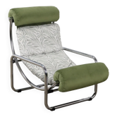 Vintage Jungle Collection armchair in velvet, Italy, 1960s.