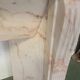 Louis XVI Style Fireplace In Pink Veined Marble XX Century