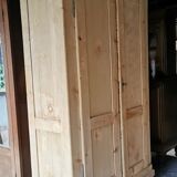 Solid pine wardrobe