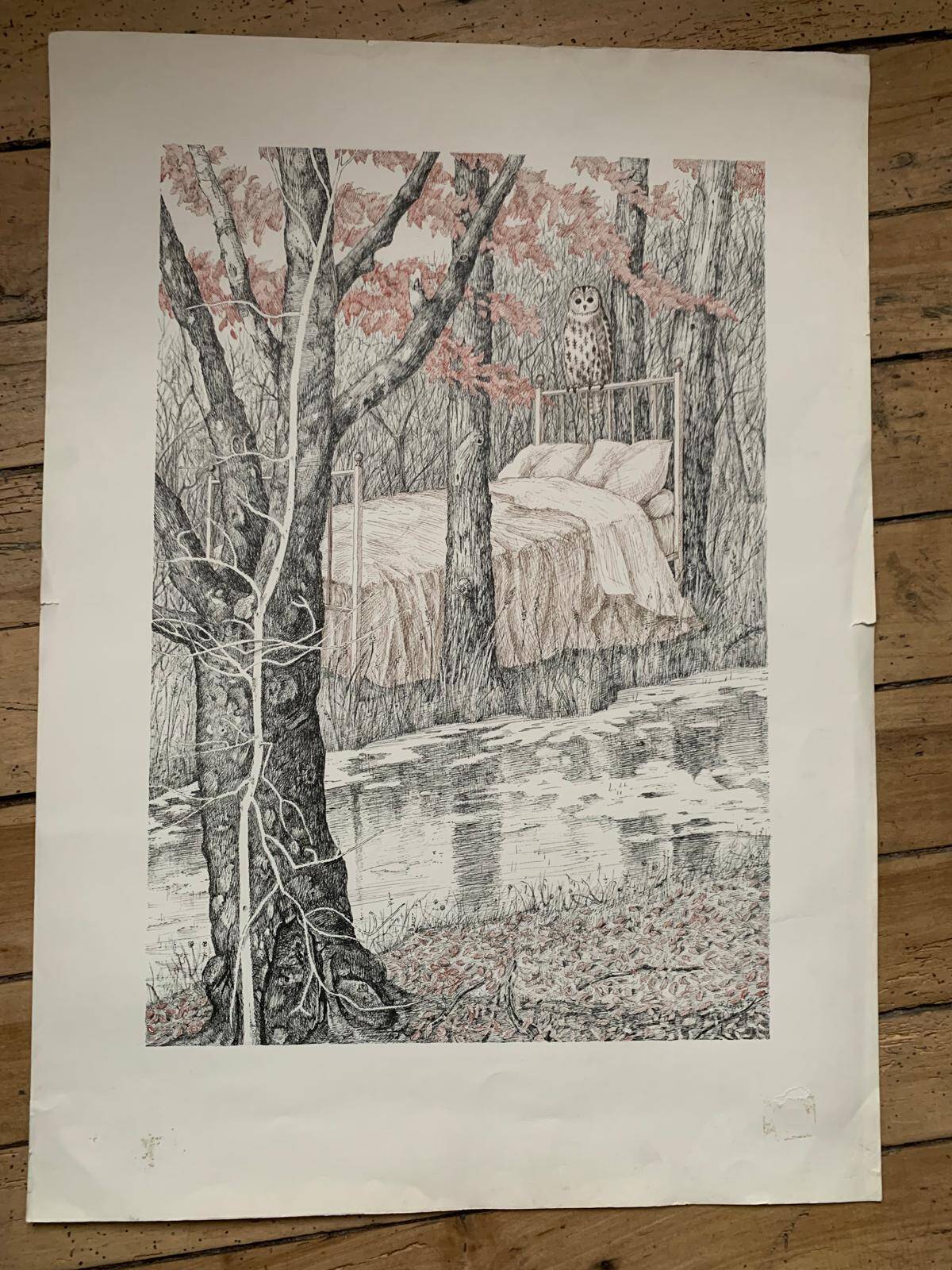 Lithograph - Stanislao Lepri - 1974