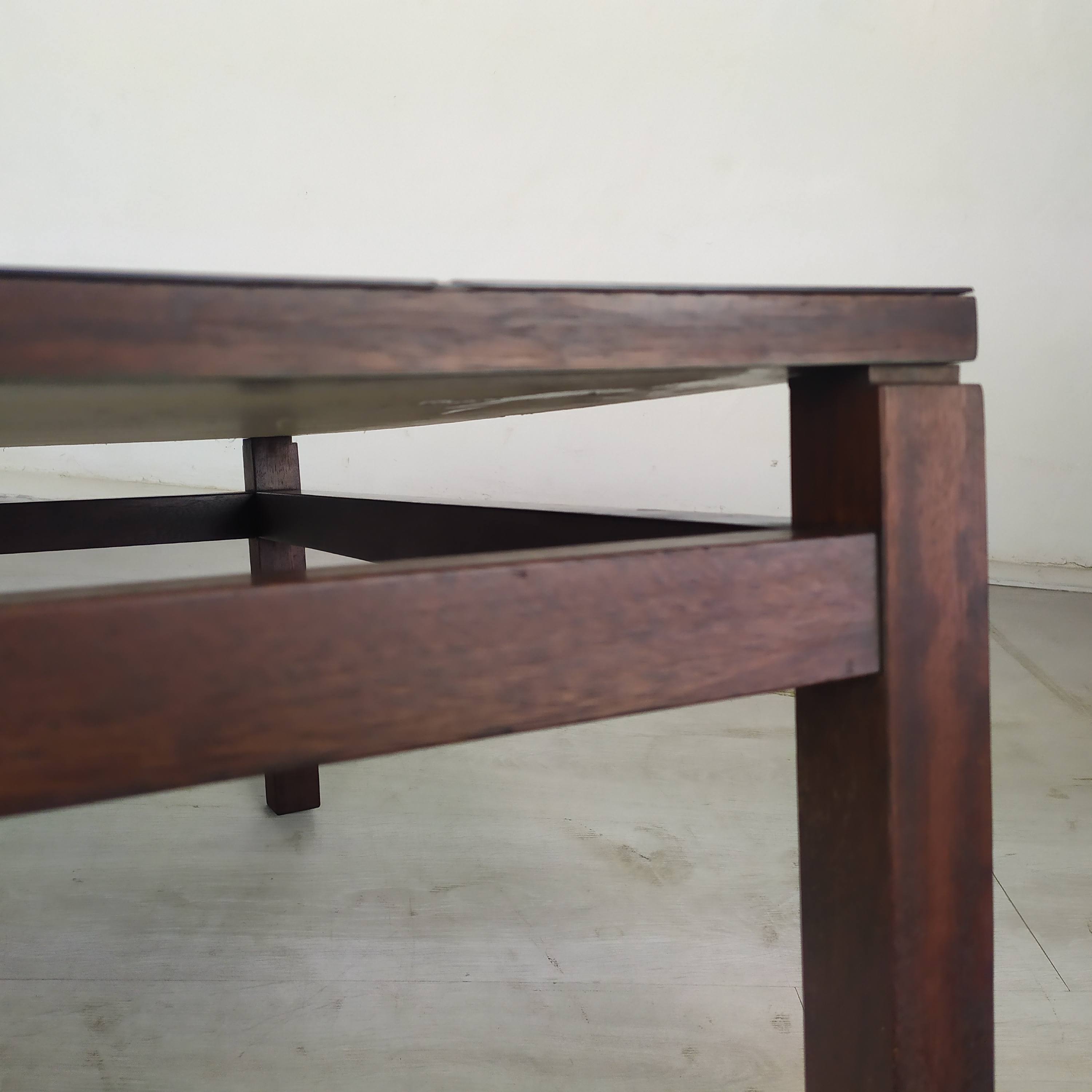 Scandinavian square coffee table