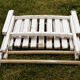 Lot of 3 wooden folding garden chairs - vintage