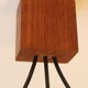 1960s Scandinavian suspension light in teak and perspex.