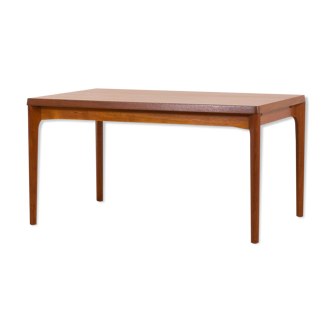 Danish extension dining table in teak by Henning Kjaernulf for Vejle Mobelfabrik, 1960s