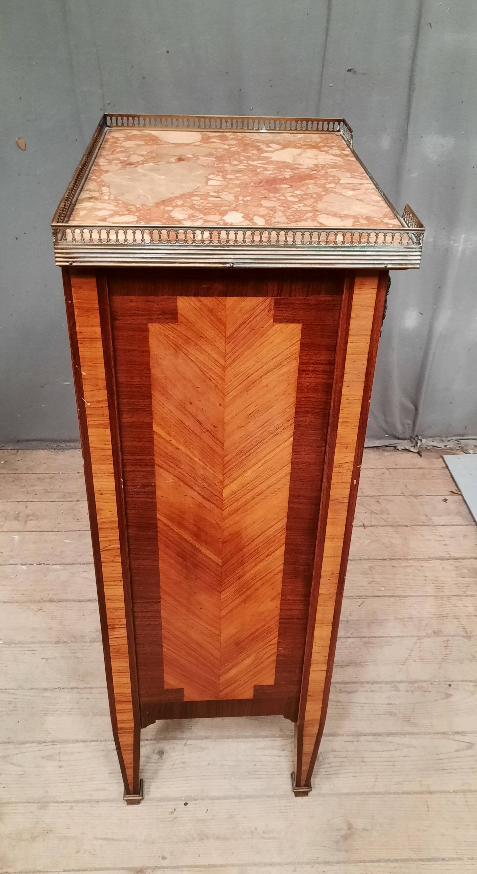Louis XVI style marquetry chiffonier