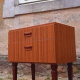 Table de chevet année 70 style scandinave