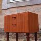 Table de chevet année 70 style scandinave