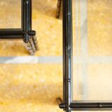 Gazebo model coffee tables, 1970s, set of 2.