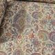 Louis Philippe style floral decor sofa bench from the nap period