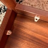 Table basse scandinave vintage teck palissandre de Rio Michel Arnoult