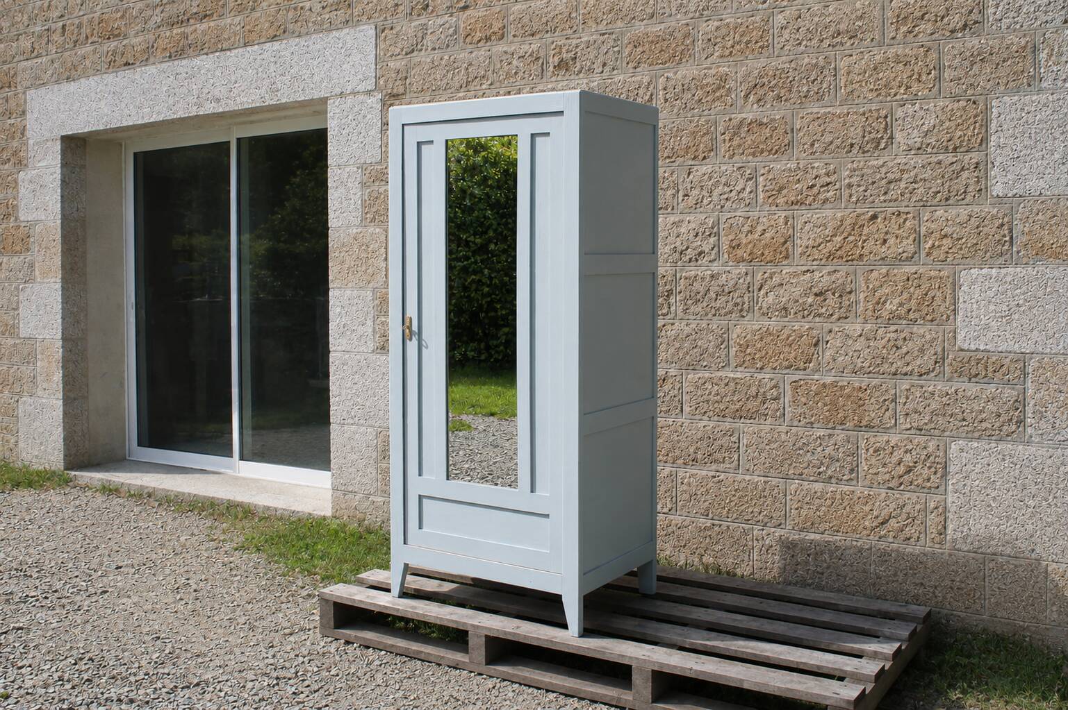 Renovated vintage wardrobe – Haussmannian style / chic country