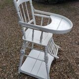 Old white baby high chair
