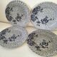 9 Johnson Brothers plates in the Lotus pattern.