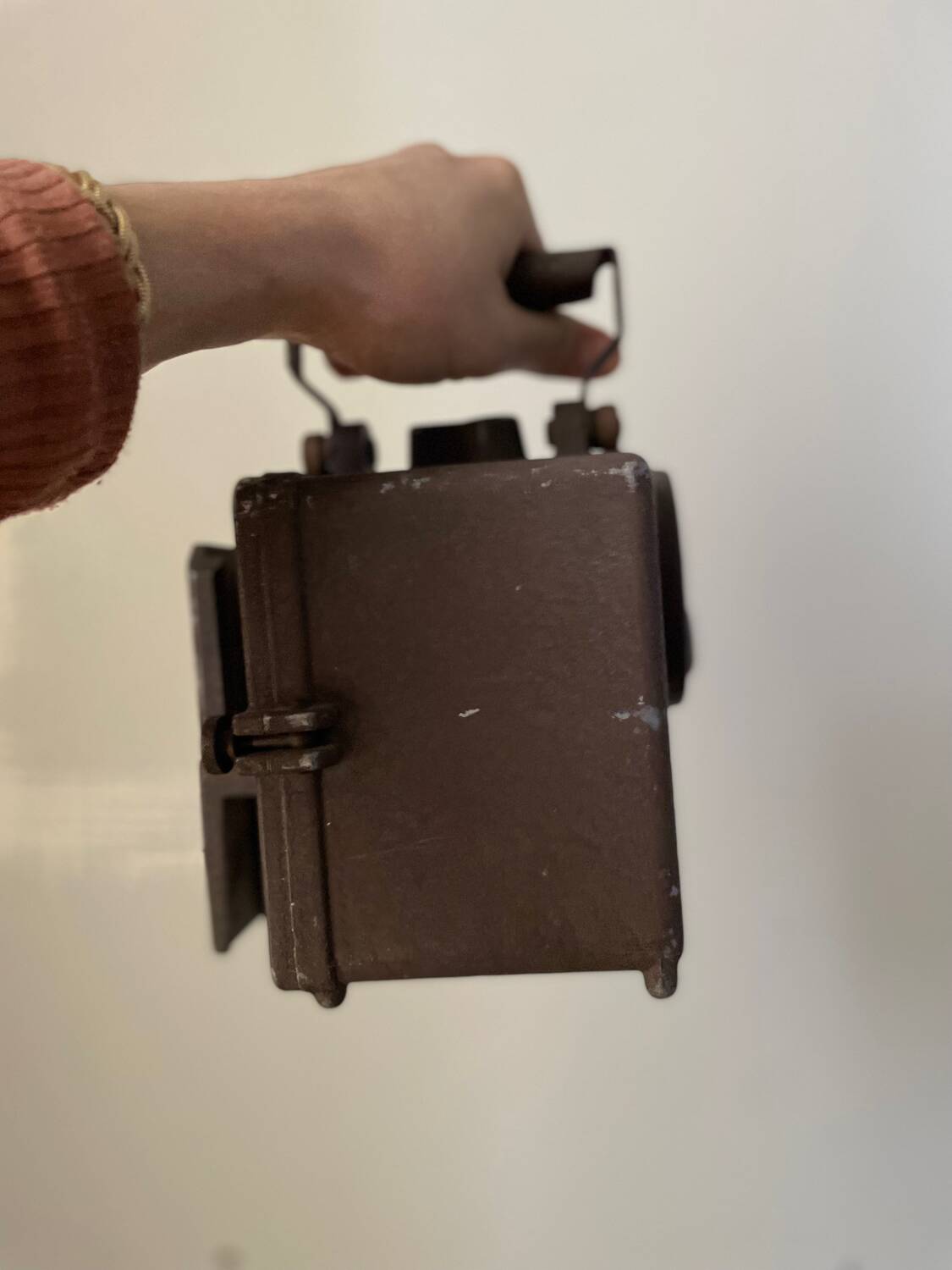 Vintage SNCF railway lamp