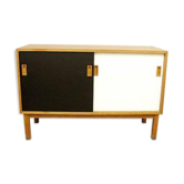 Enfilade vintage en teck bicolore