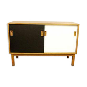 Enfilade vintage en teck bicolore