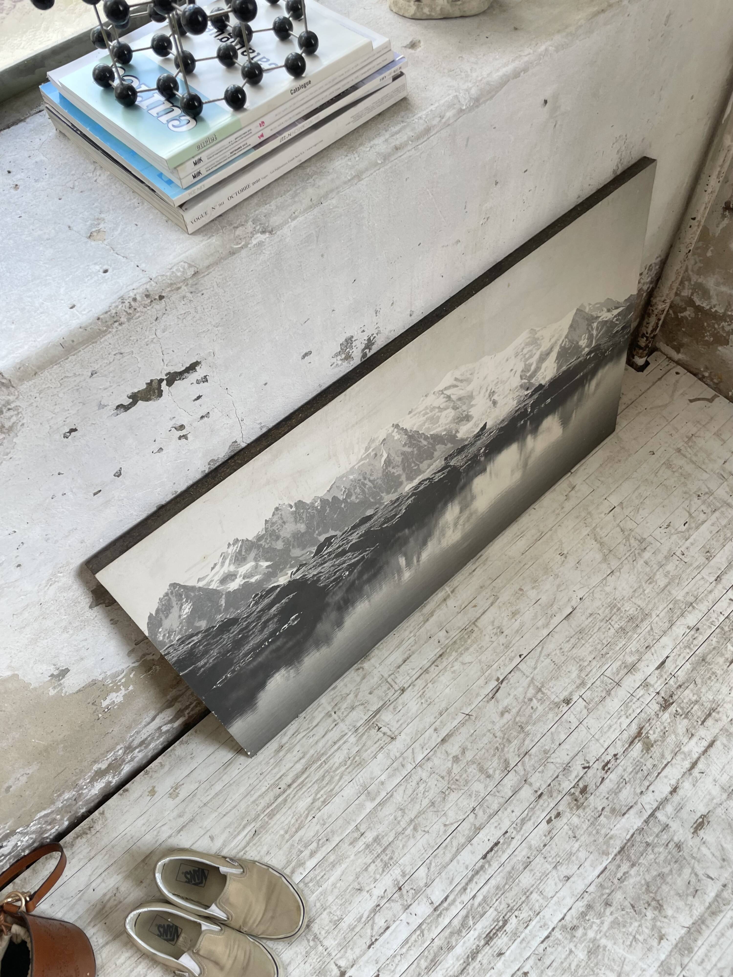 Photo on mountain wood 60s