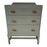 Commode bois patinée