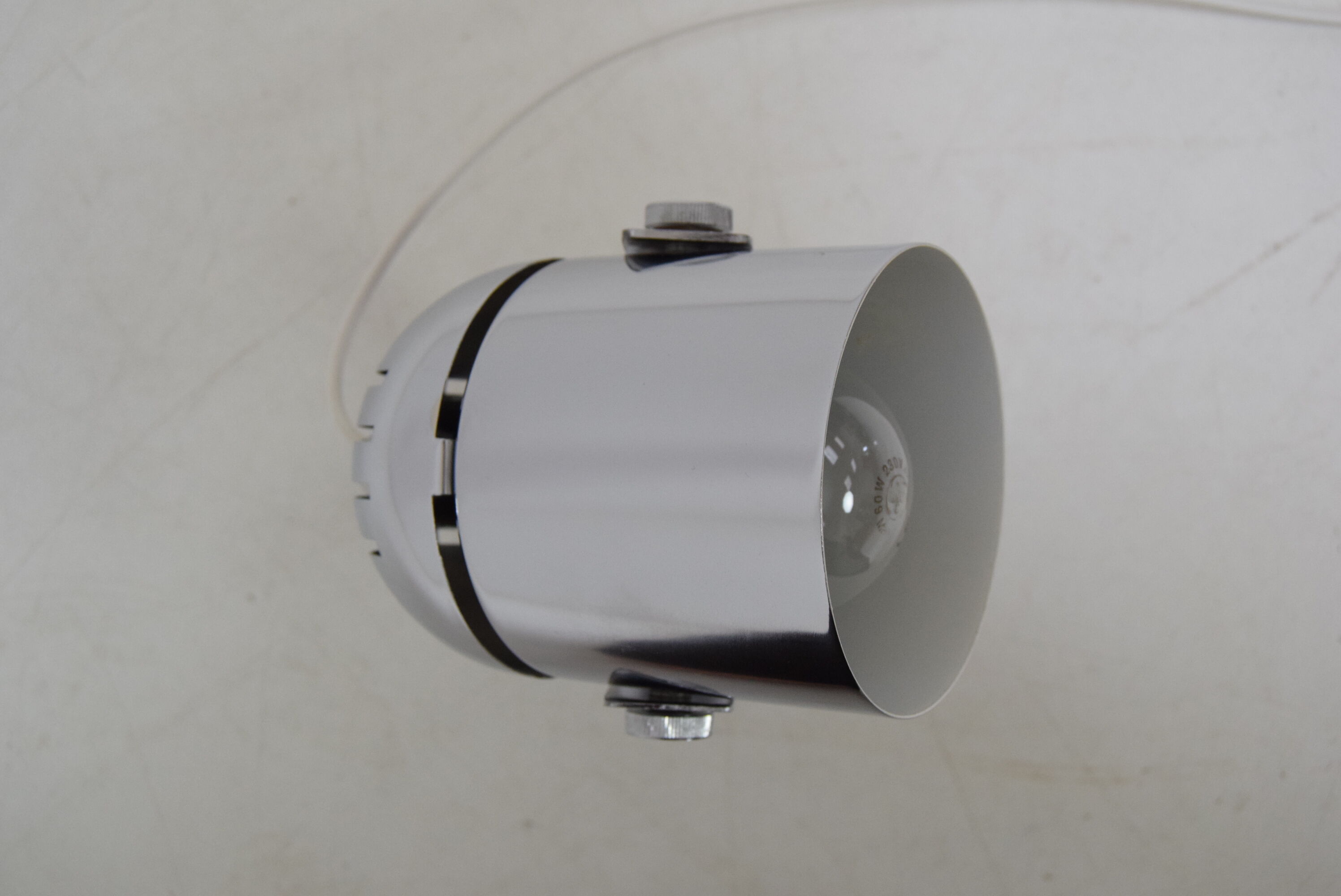 Mid-century Chrome Wall Lamp, by Stanislav Indra for Combi lux, 1970’s.