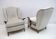 Attributed of Paolo Buffa Mid-Century Modern Italian Velvet Armchairs, 1950