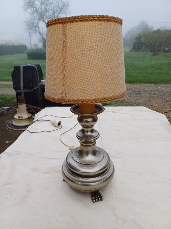 Lampe en étain des Années 60