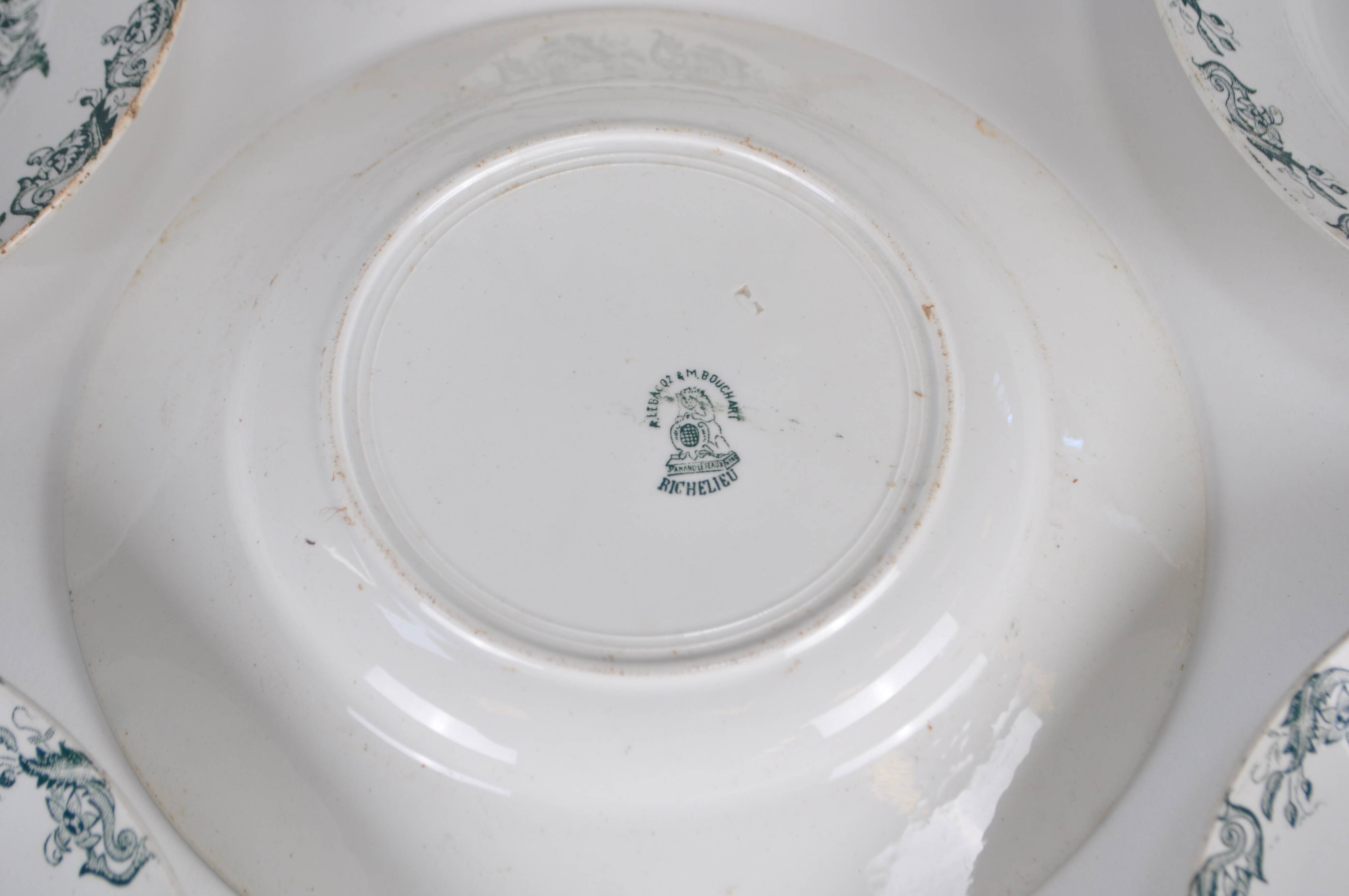 St Amand iron earth soup plates