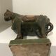 Statuette decorative horse sculpture Tang style China terracotta