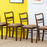 Set of 4 vintage Scandinavian chairs