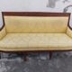 Vintage bench empire mahogany dolphin heads