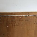 Still life painting flowers and oranges