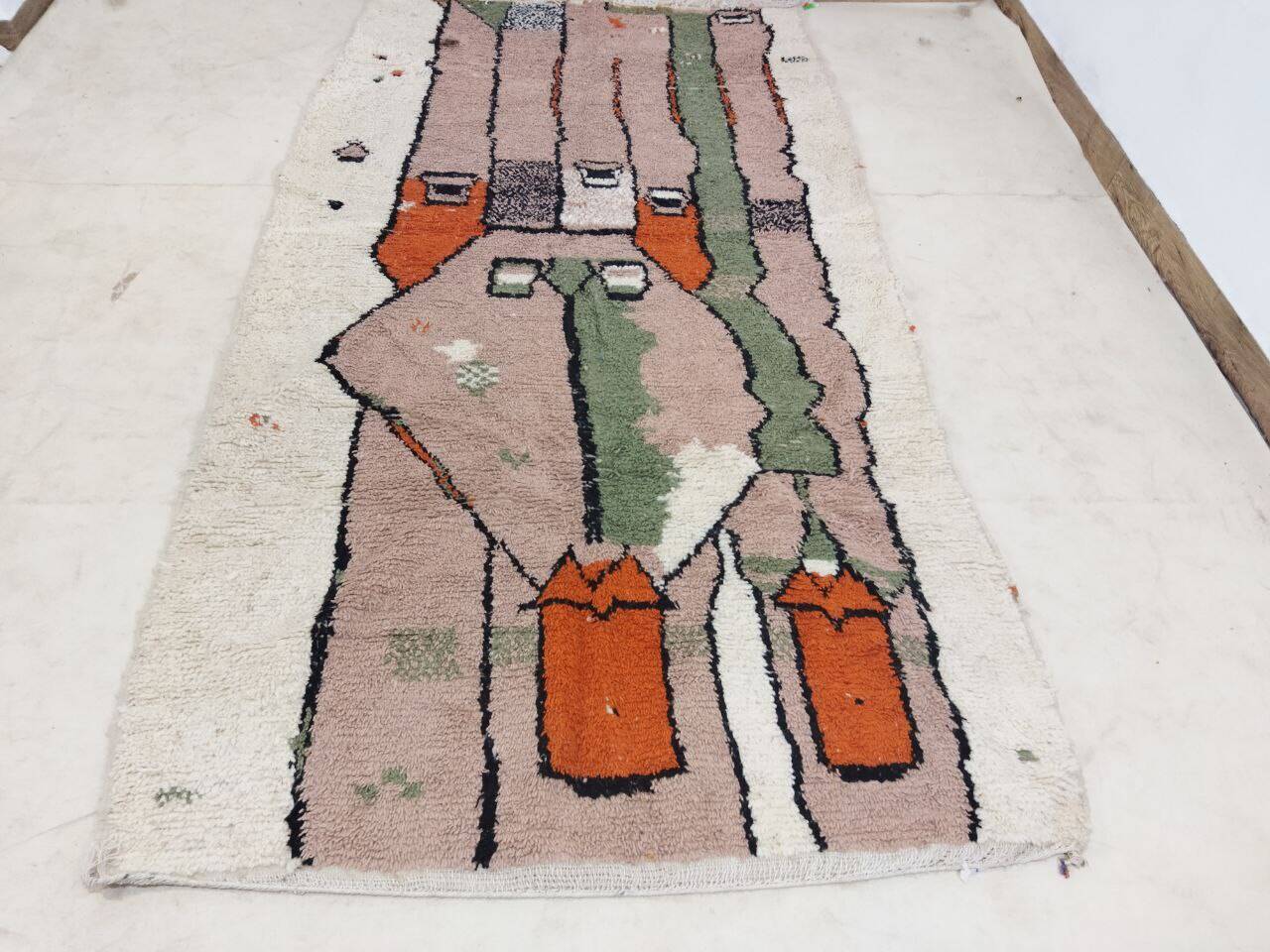 Handmade Moroccan Berber rug 280 x 150 cm