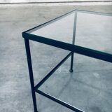 Minimalist Design Two-Tier Low Side Table, Belgium, 1960s