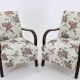 1960s Pair of Resored Armchairs , Czechoslovakia