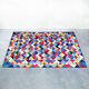 1980s Gorgeous Woolen Rug by Ottavio Missoni called "Pyramid. Limited edition