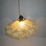 Old hanging with opaline clichy straw and white