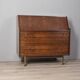 Vintage 1960s wooden secretaire sideboard design G.Frattini for Bernini