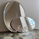 Oval beveled mirror 40 x 20.5 cm