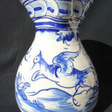 Talevera blue earthenware pitcher