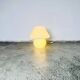 Opaline Glass Mushroom Table Lamp By Paolo Venini For Venini, Italy 1970S