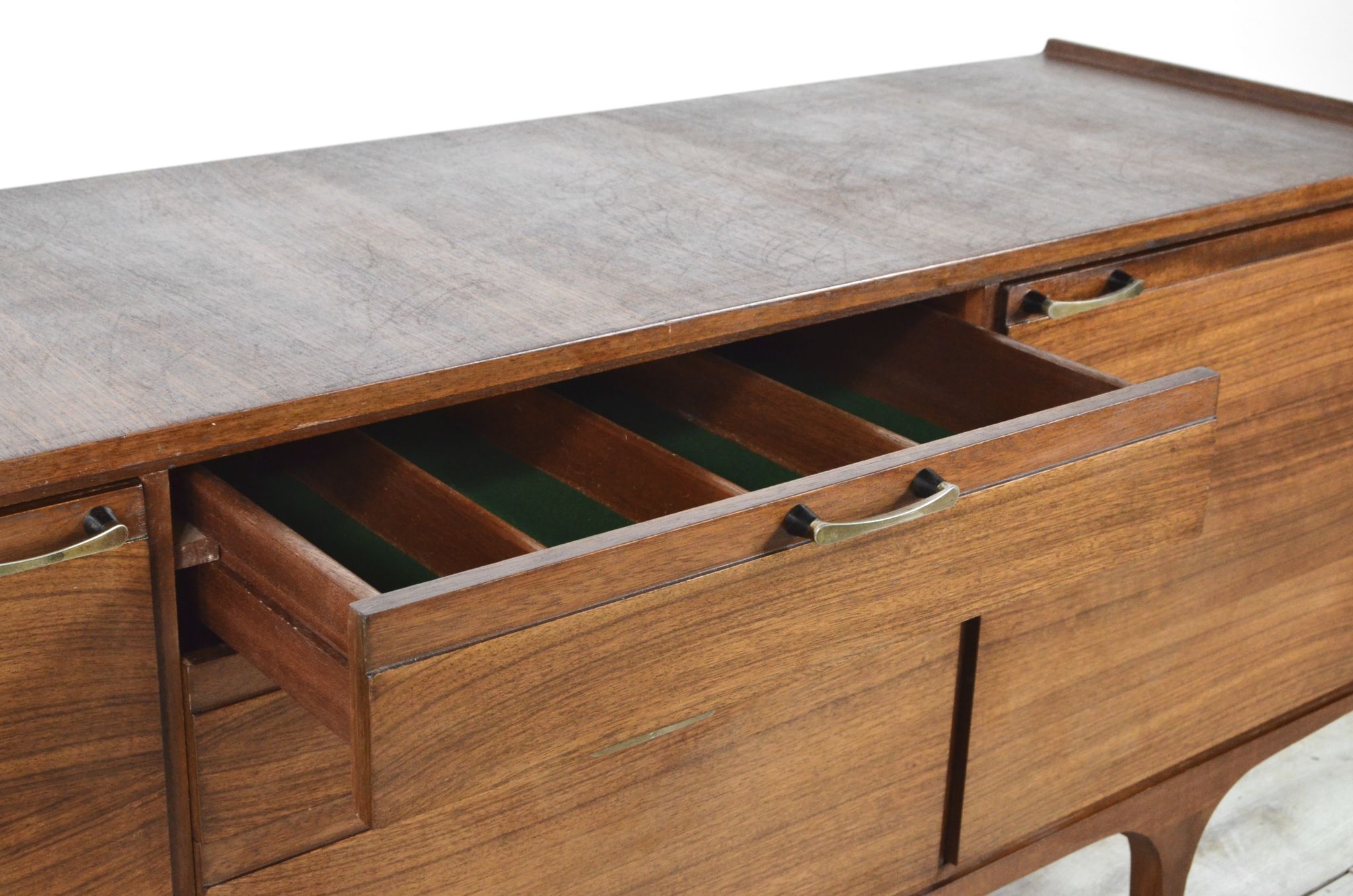 Midcentury 'meredew' teak sideboard