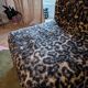 Leopard boucle wool armchair