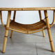 Table basse vintage rotin années 50/60