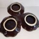Aperitif plate / Tripod bowl in ceramic – Vallauris – Vintage