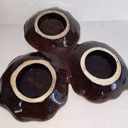 Plat apéritif / Coupelle tripode en céramique – Vallauris – Vintage