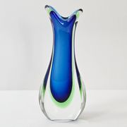 Vase vintage en verre de Murano Sommerso, 1960