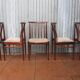 Dutch design rosewood chairs for Awa, 1960s, set of 5