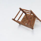 Chaise rustique Wabi-Sabi 1850