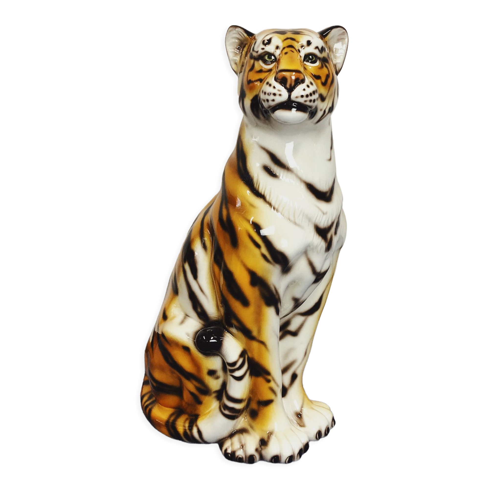 Tiger statue ceramic